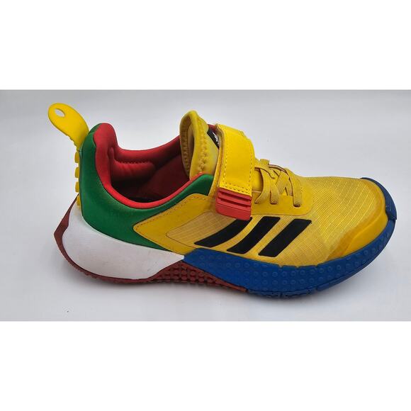 adidas LEGO x Sport DNA Boys Size 2 Multicolored Tennis Shoes - Picture 2 of 7